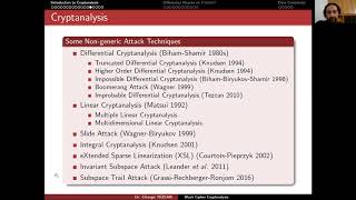 Applied Cryptology 5.2: Differential Cryptanalysis