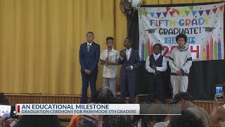 Parkmoor celebrates students as they move on to middle school