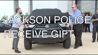Vehicle gifted to local police department