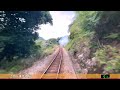 【4k60fps cab view japanese train】 sayo ~ tsuyama. kishin line.