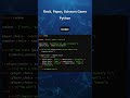 Rock, Paper, Scissors Game in Python #coding #gaming #code #coder #python #tutorial #developer
