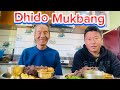 #Nepali Food Dhido Mukbang😋..||