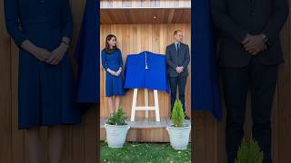 Duke and Duchess, who are fond of colour coordinating were wearing perfectly-matched shades of blue