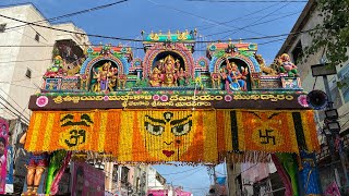 Secunderabad Bonalu 2022 | Ujjaini Mahankali Temple Arch Talasani Srinivas Yadav | Bonalu 2022