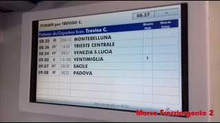 Annuncio OBOE 20609 Treviso Centrale termine corsa e coincidenze treni (compreso EXP 14148)