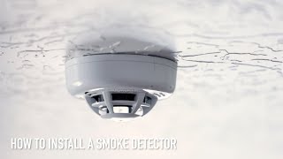 Smoke Detector Install (DIY/DIT Batteries Pre-Installed)