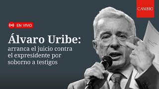 🔴 En Vivo | Álvaro Uribe: arranca el juicio contra el expresidente por soborno a testigos