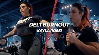 Delt Burnout With Kayla Rossi | Redcon1 Gym