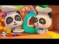 Baby Panda Makes Yummy Pizzas | Cooking in Kitchen | Kids Role Play | BabyBus