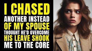 I Chased Another Instead of My Spouse, Thought He'd Overcome, His Leave Shook Me to the Core