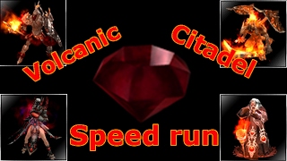 Volcanic citadel - speed run (duo)