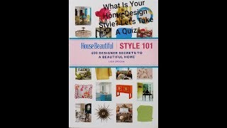 What is your home design style - let's take a quiz and find out