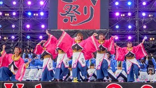 [4K] 岡山うらじゃ連 四季　こいや祭り 2019　1日目 (中央)