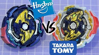 HASBRO CAN BURST TAKARA TOMY! | Judgement Joker J5 VS Judgement Joker | Beyblade Burst GT/Rise