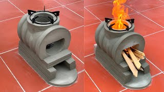 Ideas Of A Firewood Stove From A Plastic Barrel - Beautiful and Easy