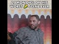 damon dice on his worst 🌽 scene ever