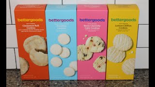 BetterGoods (Walmart) Cookies: Cinnamon Roll, Wedding Cookies, Berry Chantilly Cake, Lemon Chiffon