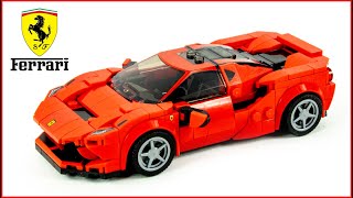 LEGO Speed Champions 76895 Ferrari F8 Tributo Speed Build for Collectors - Brick Builder