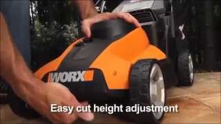 [Best Price] WORX WG782 14-Inch 24-Volt Cordless Lawn Mower With IntelliCut