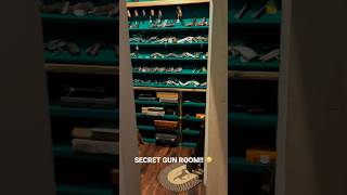 My Uncles SECRET GUN ROOM !! 😳😎