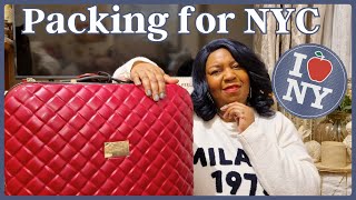 PACK WITH ME FOR NEW YORK! 🗽❄️ TRAVEL ESSENTIALS FOR JANUARY WINTER HOLIDAY