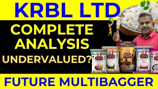 Is KRBL the Next Food Sector Multibagger?Warren Buffet Good Ratio \u0026 2030 Potential|நீண்ட கால பங்கு|