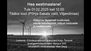 Tääksi - VLND - Rahvakoosolek tuulikutest - Suvaline Inimene Tänavalt: Kalju Tamme - 01.02.2025