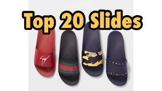 Top 20 Slides Sandals (Unisex)