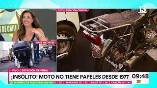 Retiran de circulación motocicleta que no tenía papeles ¡Desde 1977¡ | Tu Día | Canal 13