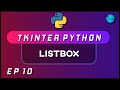 List Box In Tkinter [2020]  | Python GUI Using Tkinter | Ep 10