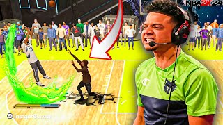 My 6'7 PG has 2k LEAGUE players RAGING on NBA 2k24 - 1v1 2k24 Theater Gameplay