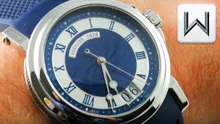 Breguet Marine Big Date, Blue Guilloche, Steel (5817ST/Y2/5V8) Luxury Watch Review