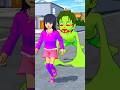 Katak zombie menyerang mio 🤢. #sakuraschoolsimulator #sakura #animatedcartoon #virelshorts #shorts