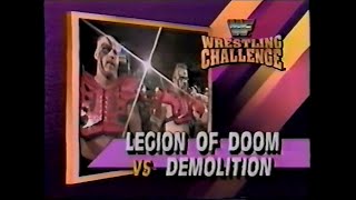 LOD vs Demolition   Wrestling Challenge Feb 10th, 1991
