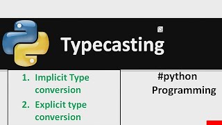 #13 #olevel #ALevel | #Python | #typecasting in #hindi in #python #program #implicit & #explicit