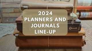 My 2024 Planners and Journals Line-up: Traveler's Notebook, Midori, Leuchtturm, Starbucks, Onyx Boox