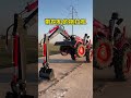 tractor with excavator one machine with multiple uses saves time effort and labor tractor