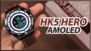 Unboxing HK5 Hero Smartwatch - AMOLED, True Always On Display, EMOJIS, Compass, SICHE Chip!