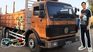 REVIEW TRUCK MERCEDES BENZ 917 TURBO WARNA KUNING, TEST DRIVE TIPIS-TIPIS Part 3 (Truk Pantura)