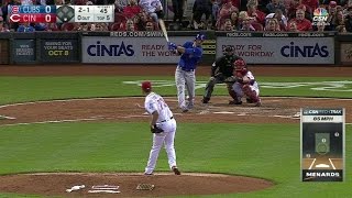 CHC@CIN: Zobrist opens scoring with solo homer in 5th