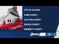 Warming centers opening around metro Atlanta with wind chills dropping to single digits overnight