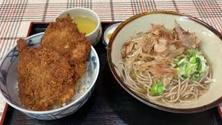 【芦原温泉で福井名物】まえだ屋【おろしそばとソースカツ丼】