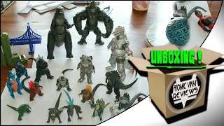 Assorted lot of Godzilla figures UNBOXING !