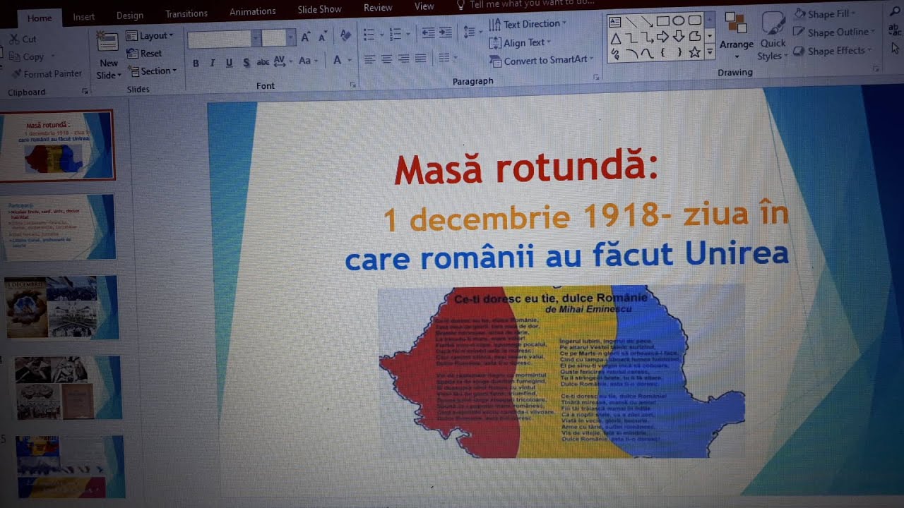 1 Decembrie 1918 Ziua în Care Românii Au Făcut Marea Unirea - YouTube