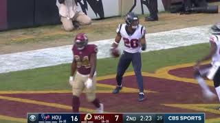 Justin Reid 101 Yard Pick Six | Texans vs. Redskins | NFL