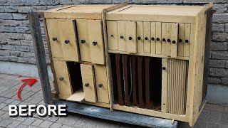 EXTREMELY RARE 1900s Dental Cabinet Restoration