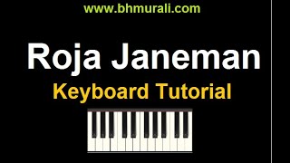 Learn AR Rahman Songs on Keyboard - "Roja Janeman" ("Kadhal Rojave") - Tamil Songs Keyboard Notes