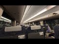 敦賀駅の新しい特急専用ホームから発車の車窓　サンダーバード　new limited express platform at tsuruga station　 2024.3.16