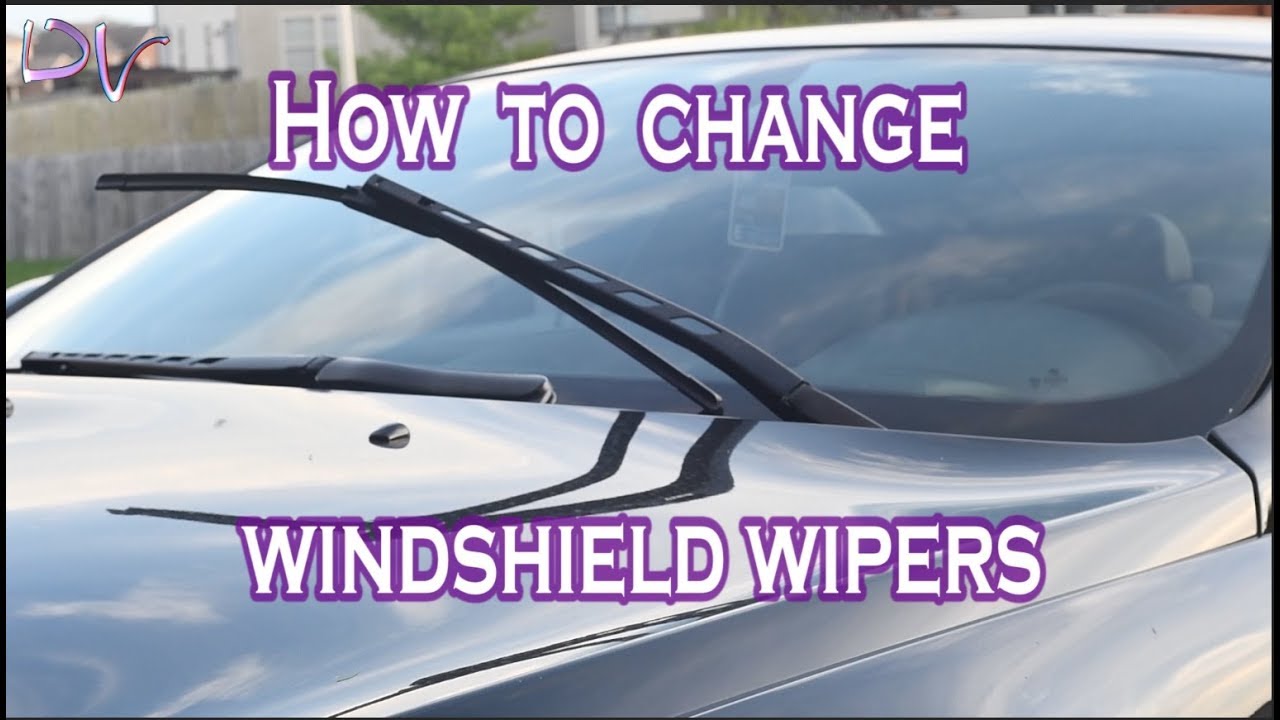 How To Change Wiper Blades ( In Less Than 2 Minutes) - YouTube