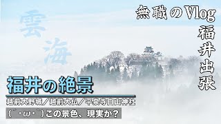 【30代無職のvlog】京都に移住した無職の福井出張／越前大野城／越前大仏／平泉寺白山神社／【No.43】